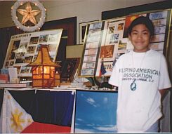 Fil-Am Educational Exhibit at a School Event